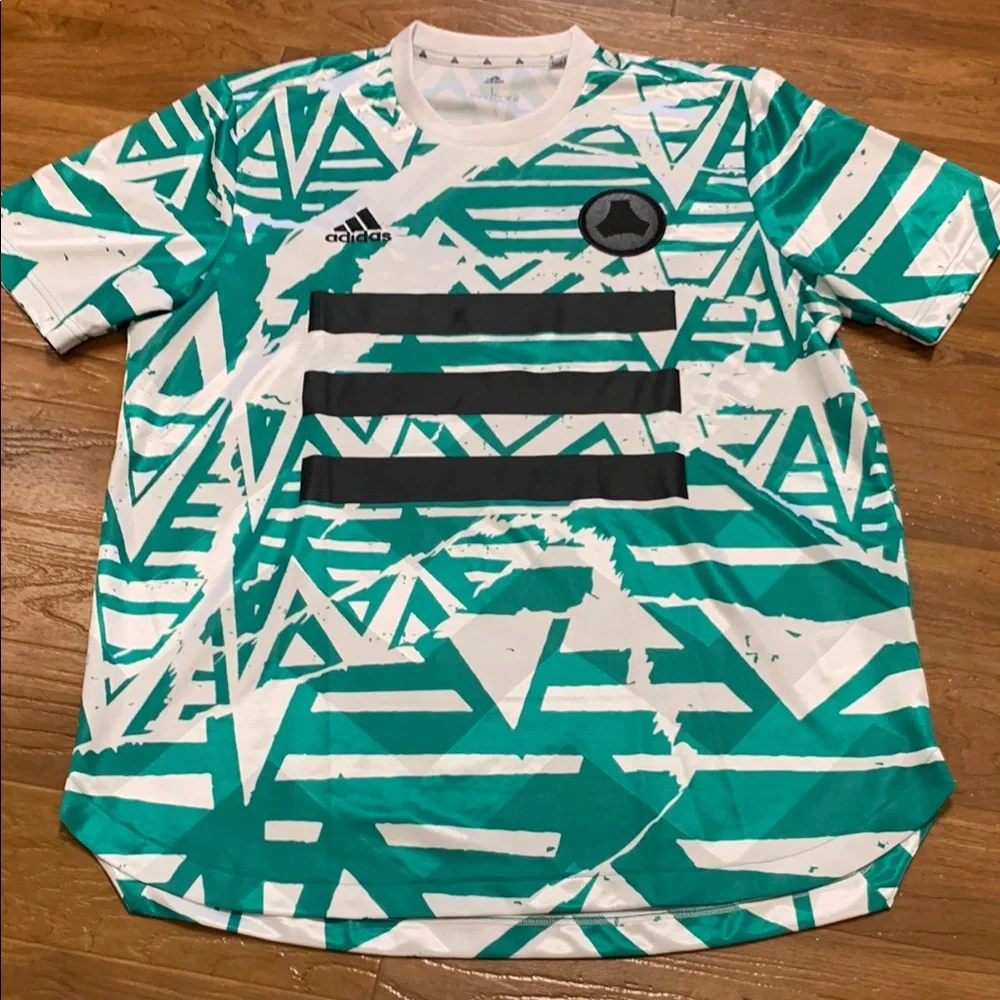 Adidas Tan DNA Graphic Soccer Jersey #10